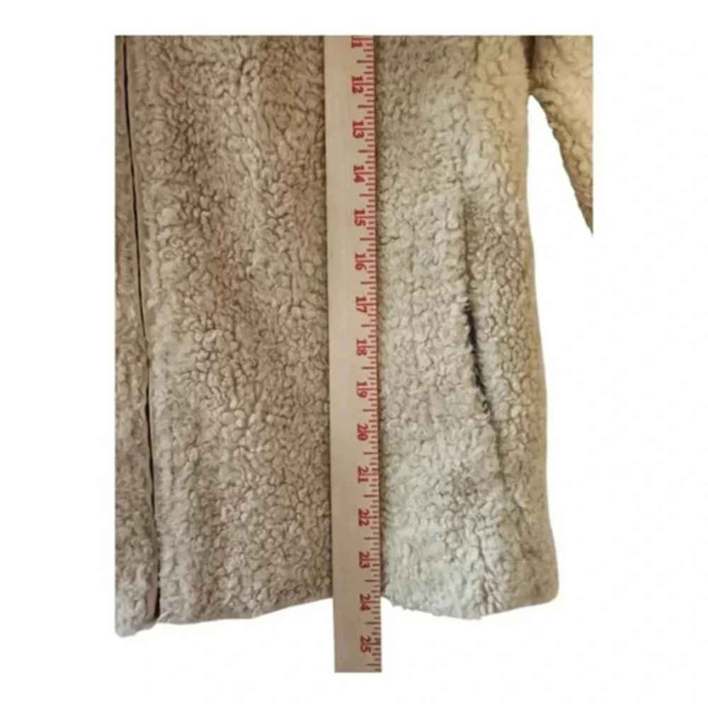 Pendleton Sherpa Fleece Jacket Cream Cozy Zip S/ M - Picture 13 of 14
